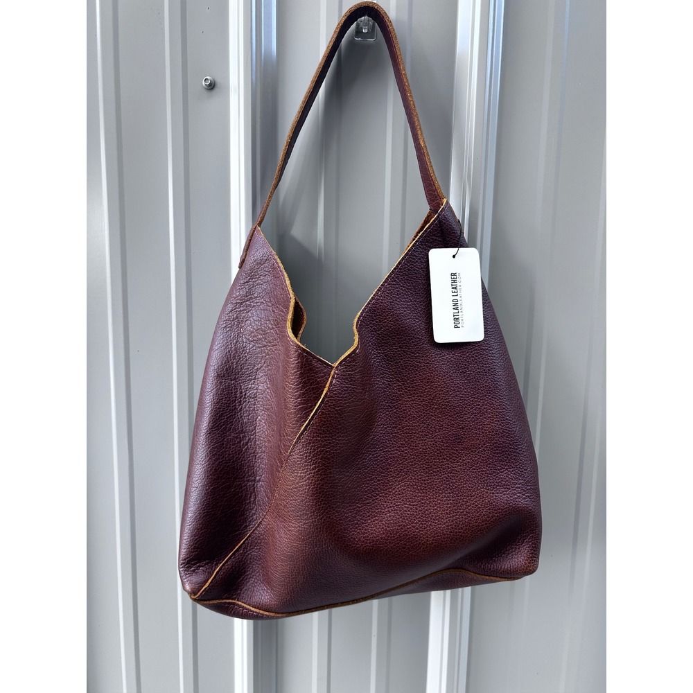 Portland Leather Goods Hobo Bag Oversize Leather Asheville
